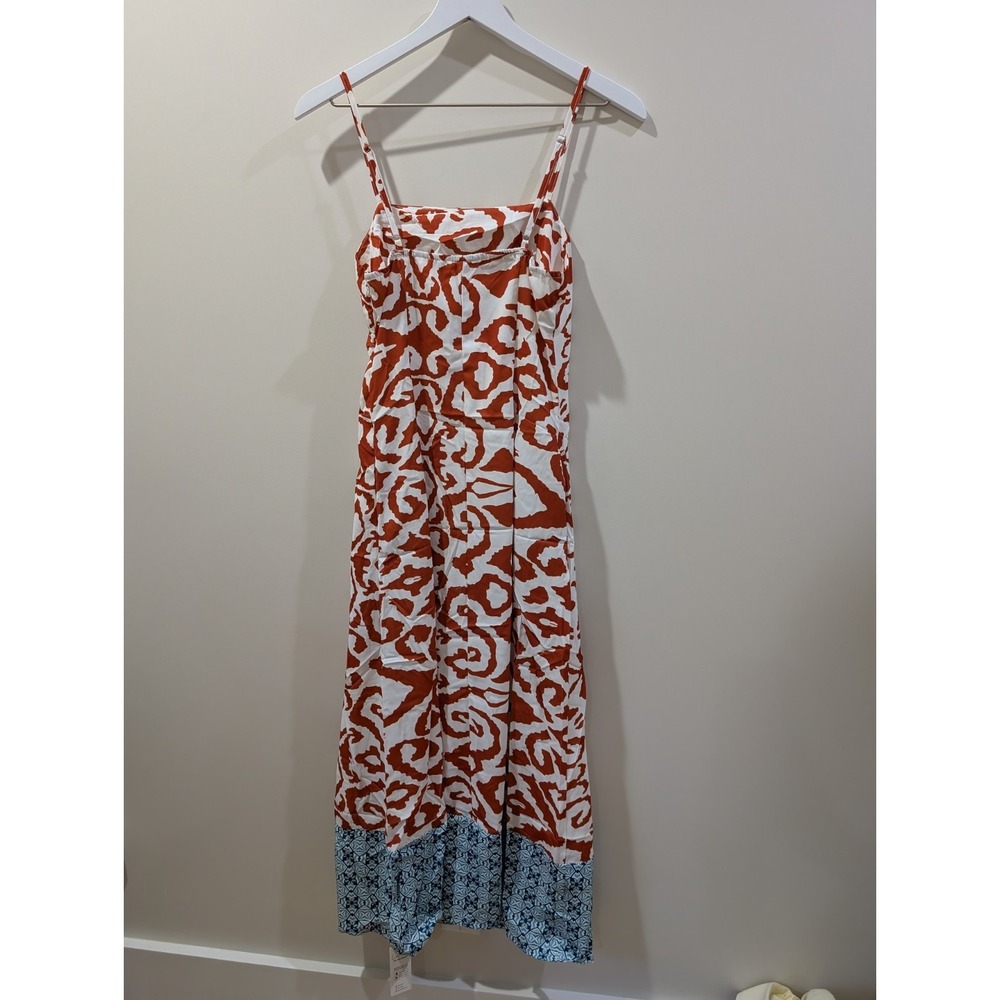 Cupshe Womens Brown White Floral Maxi Beach Dress Small NWT - Picture 3 of 11